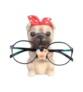 Porte-lunettes pour lunettes en forme de chiot